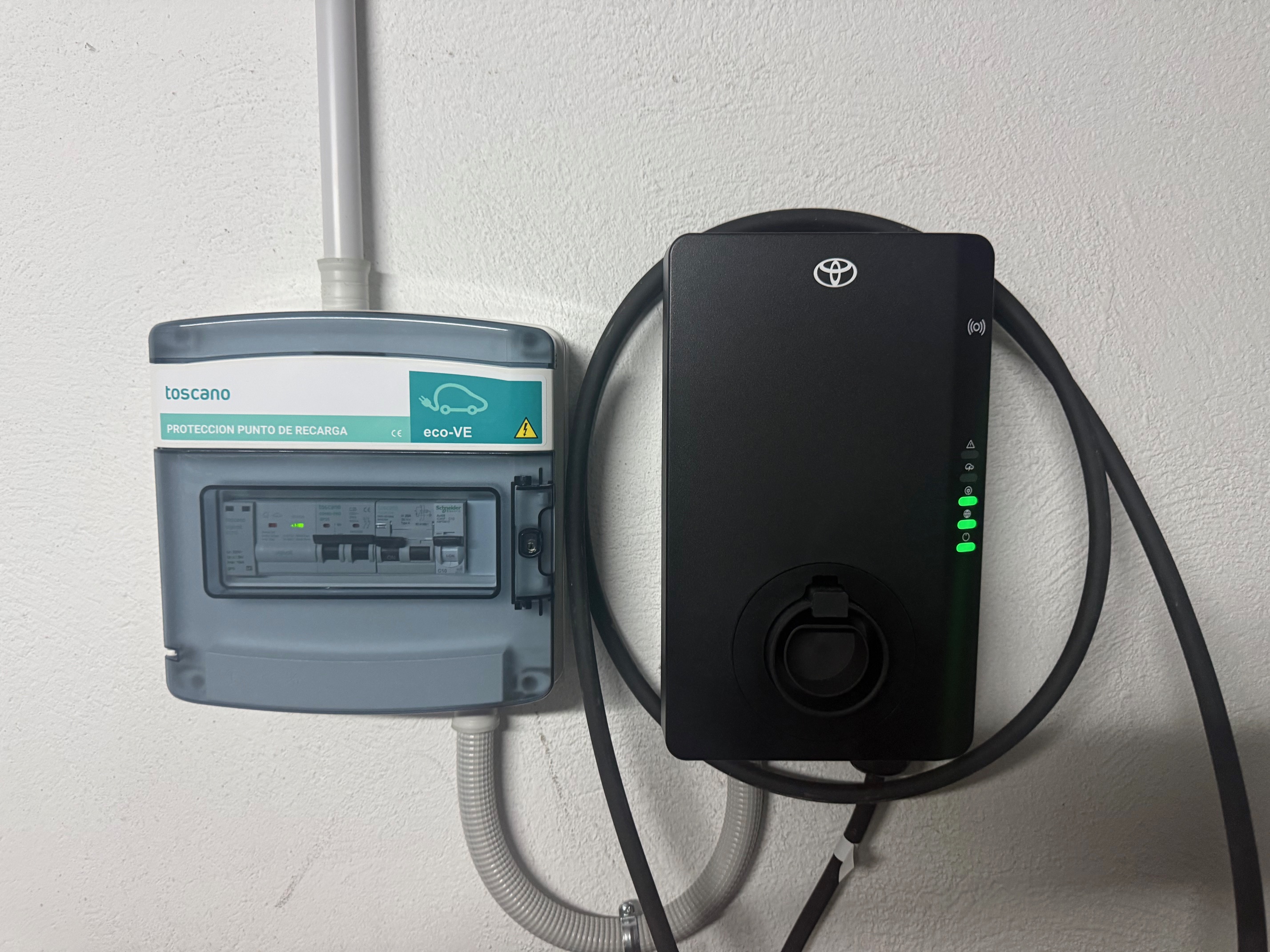 Punto de recarga para vehículo eléctrico